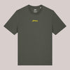 T-Shirt für Zanderangler mit stylischem Backprint in Gelb – Zander Streetwear