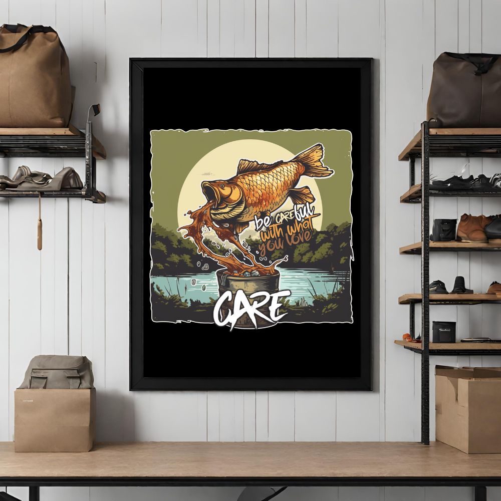 Careful Framed Poster