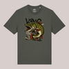 Angler T-Shirt mit Hechtgrafik im Graffiti-Style – Jungle Pike Design