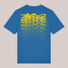 T-Shirt für Zanderangler mit stylischem Backprint in Gelb – Zander Streetwear